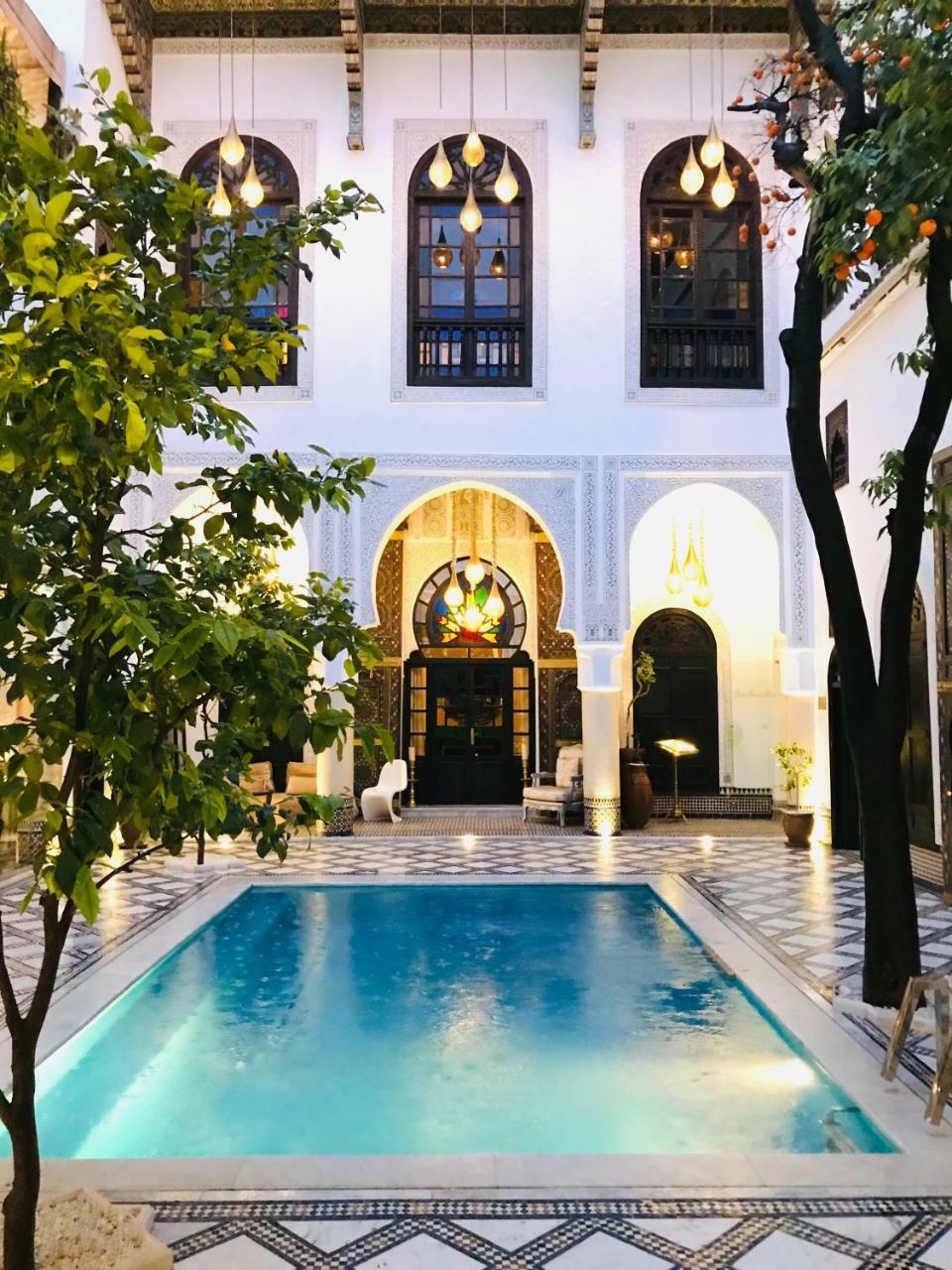 Riad Maison Bleue And Spa Fez Exterior foto